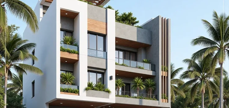Mẫu nhà phố hiện đại: bố cục, công năng và ánh sáng